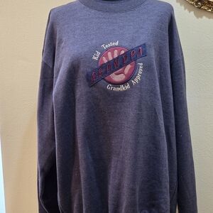 Grandpa Approved Gray Sweatshirt